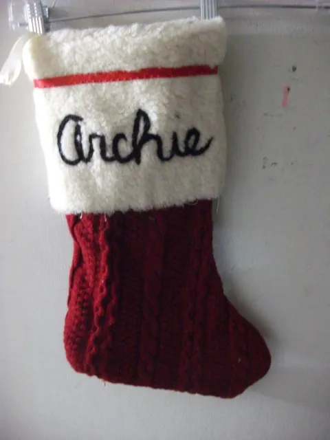 RIVERDALE TV SERIES Archie Andrew's Prop Christmas  Stocking