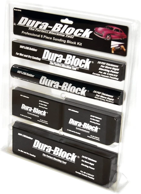 Dura-Block AF44A Black 6-Piece Sanding Block Set Dura-Block AF44A Black 6-Piece Sanding Block Set
