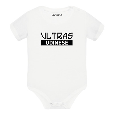 Body divertente neonato a maniche corte Ultras Udinese
