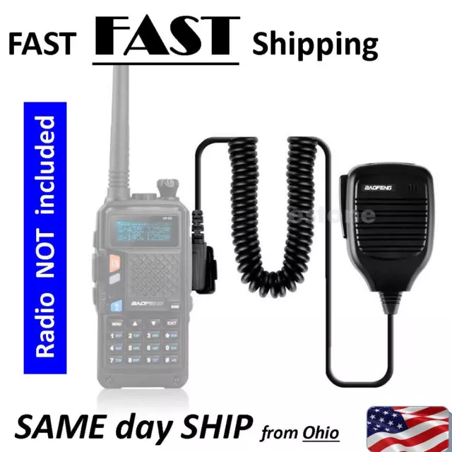 1x Handheld BF-S112 Zwei-Wege Radio Lautsprecher 3,5 mm bis 2,5 mm für BaoFeng UV-5R/888S 2