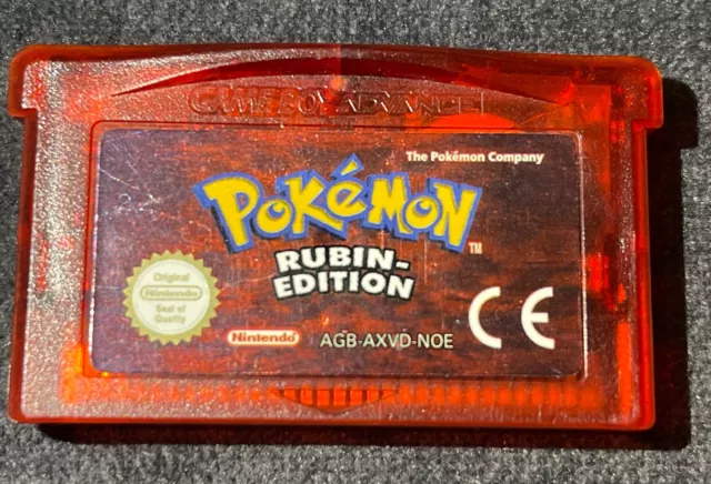 Pokémon: Rubin-Edition für den Nintendo GameBoy Advance ORIGINAL DEUTSCH