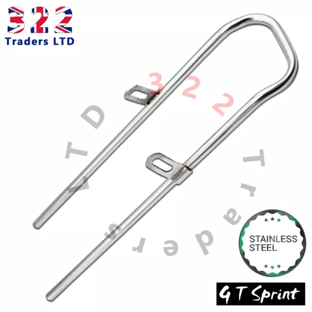 Raleigh Chopper GT Sprint Sissy Bar - Stainless Steel - Polished - Reproduction