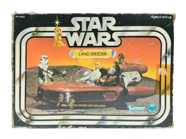 C 6.5 Star Wars Vintage 1977 Kenner ANH Landspeeder in Box