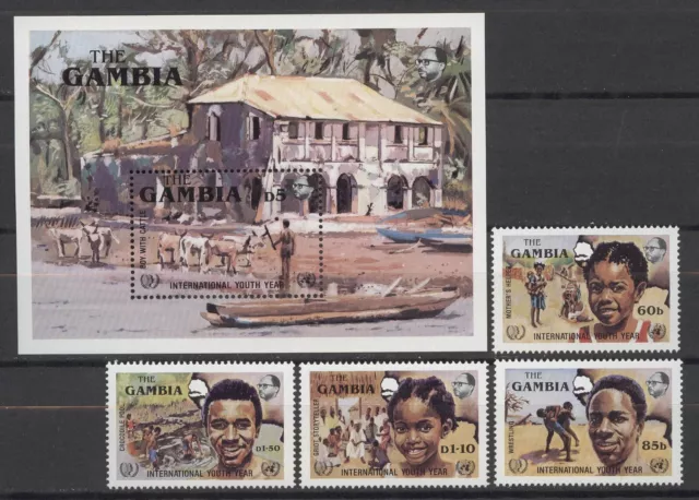 Jahr der Jugend, Kinder - Gambia - ** MNH 1985