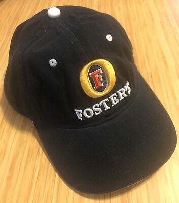 FOSTER'S BEER Blue Embroidered Logo Cap / Hat Adjustable Strap-Back by:The Game