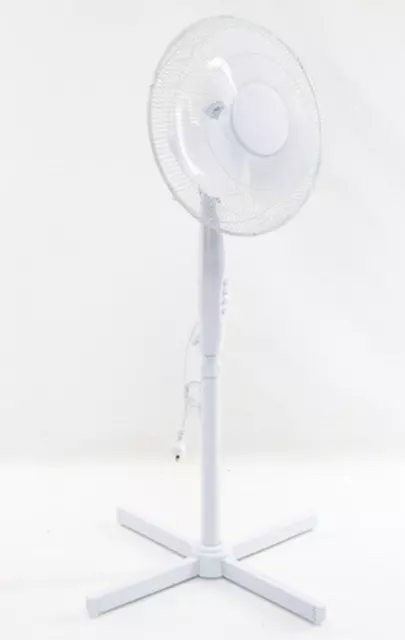 GVA 40cm Pedestal Fan Adjustable Tilt Head Oscillating 3 Speed