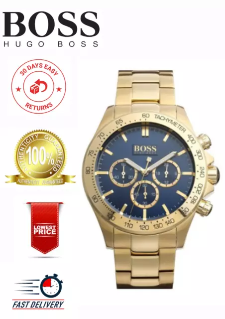Montre hugo clearance boss bleu nuit
