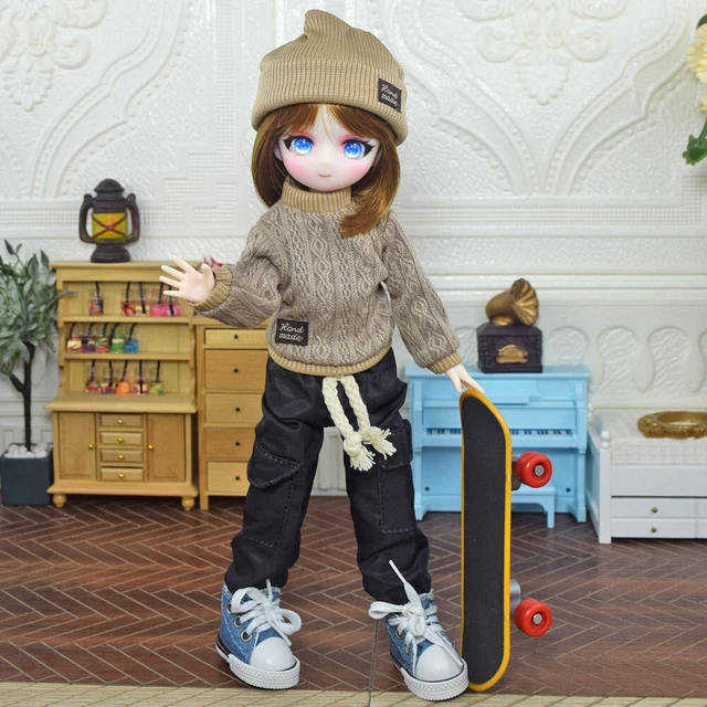 Full Set 1/6 BJD Doll Girls 30cm Ball Jointed Female Dolls Handmade Kids Gift