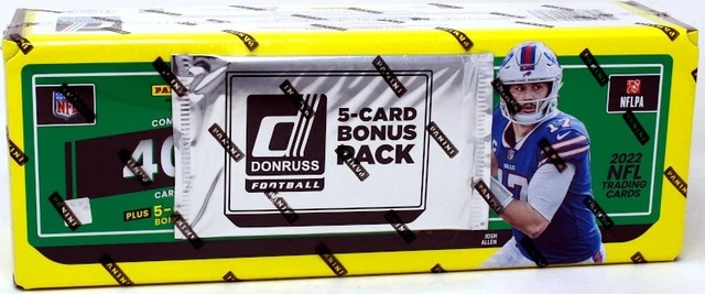 2022 Panini Donruss Football Factory Set Box Blowout Cards