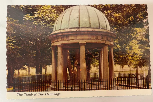 Vintage Tomb of Andrew Jackson at the Hermitage, Nashville, Tennessee Postcard!