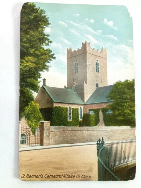 Vintage Postcard St. Flannan's Cathedral Killaloe Co Clare Munster Ireland