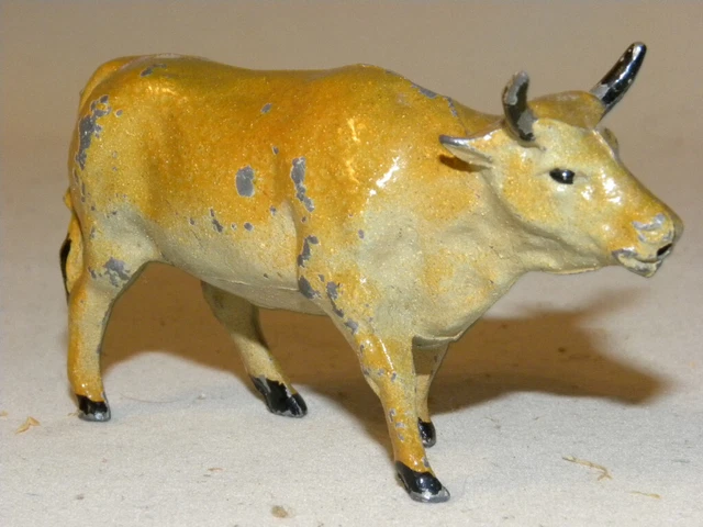 Figurine Ancienne De Chèvre En Plomb Creux - Style Ferme BF - Occasion