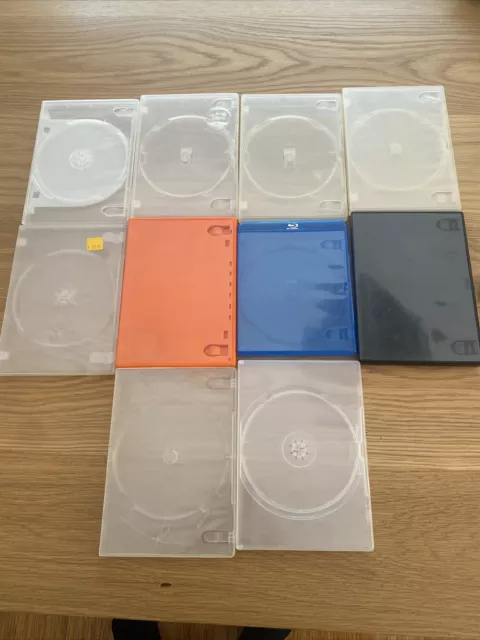 10x Blank DVD CASES