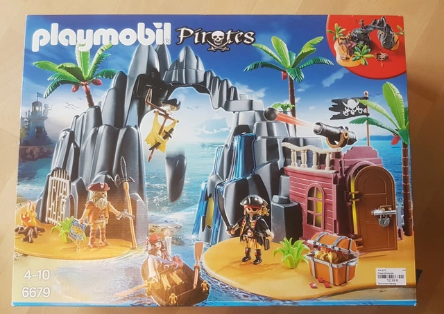 PLAYMOBIL PIRATENSCHIFF PIRATEN Schatzinsel SCHIFF Pirates FESTUNG Boot