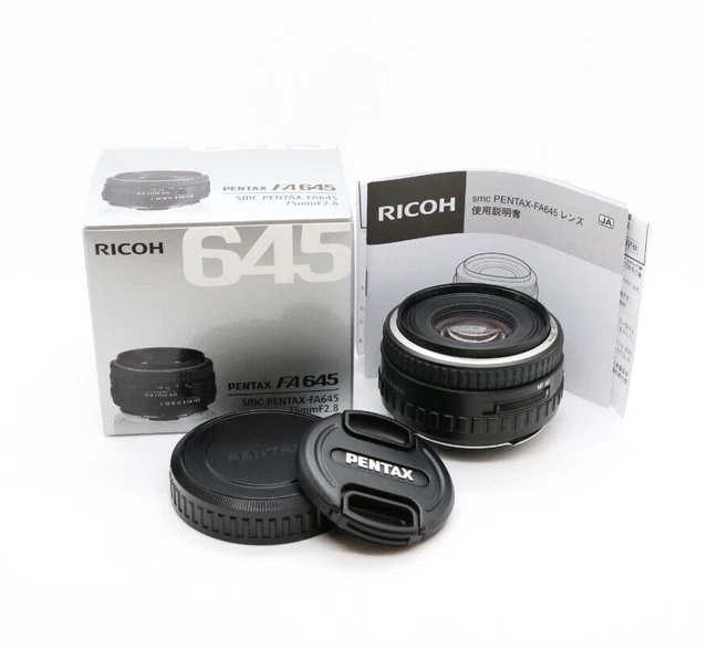 【 Unused in BOX 】RICOH smc PENTAX-FA 645 75mm F/2.8 Lens from JAPAN