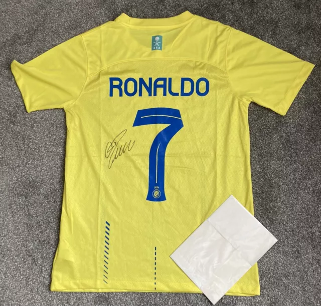 Cristiano Ronaldo CR7 Hand Signed Shirt with C.O.A