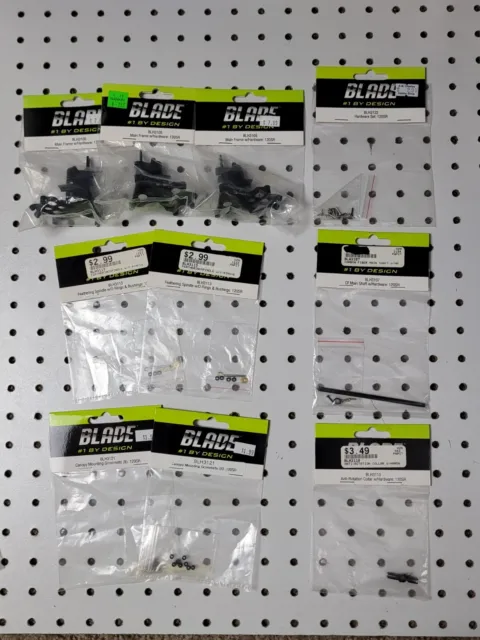 Eflite / Blade 120SR ~ 10 Item Parts Lot ~ RC 120SR Heli Helicopter NIP NOS