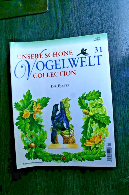 31) Vogelwelt Collection, NP 9,99€, heute nur 1 Euro. Die Elster.