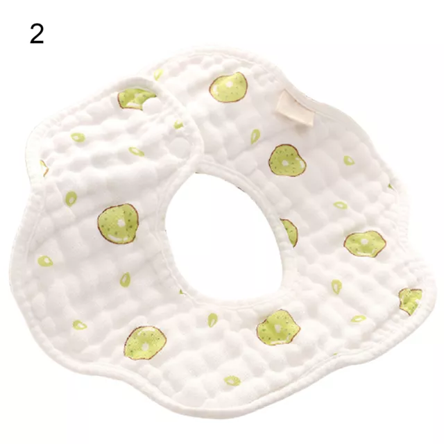 Baby Bib Fashionable 360 Degree Rotatable Baby Petal Bibs Anti-stain