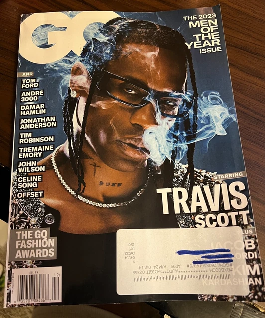GQ MAGAZINE DEC 2023/Jan 2024 The 2023 Men Of The Year Travis Scott w