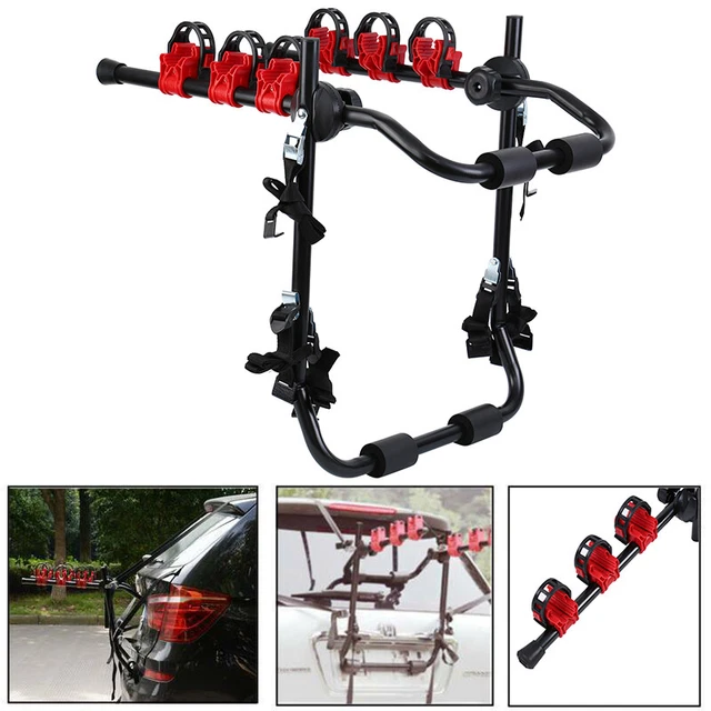 Porte-Vélos Pour 3 Vélos Ejoyous - Attelage Arrière En Acier Antirouille - Capacité 60 Kg