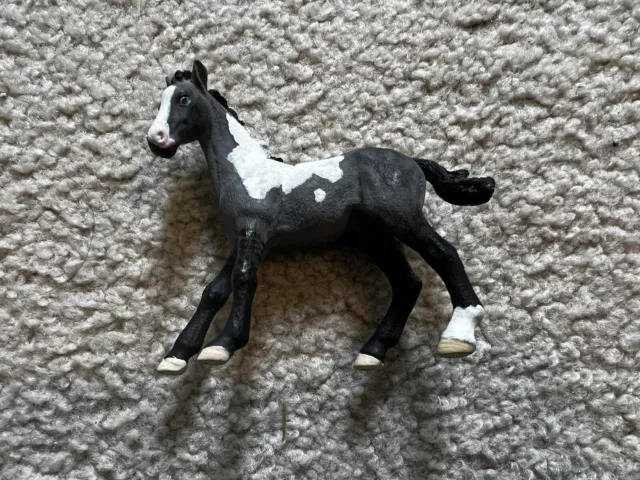 Schleich Custom Foal Gray Pinto Cute Like Breyer