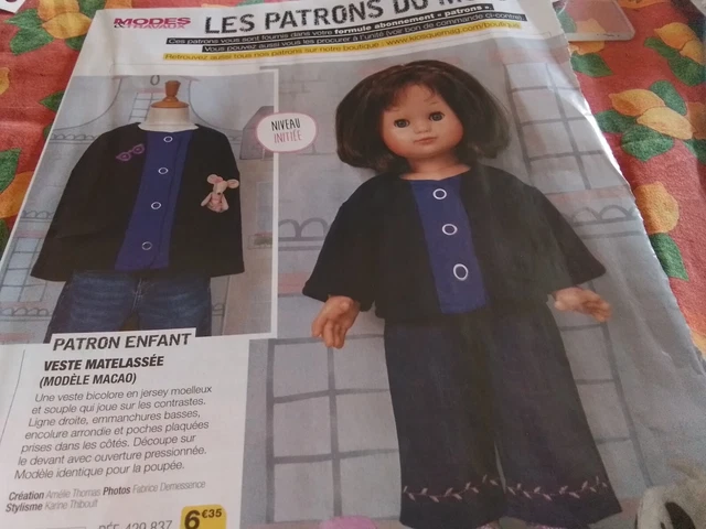KIT DECOUPÉ poupée Modes et Travaux Emilie Novembre 2004 EUR 12,00
