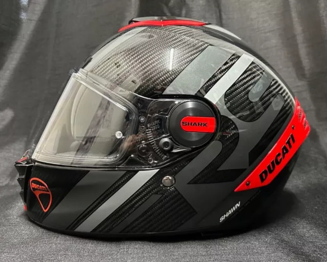 5% off SHARK SPARTAN RS Carbon with DUCATI STICKERS Motorbike Helmet ECE 22.06