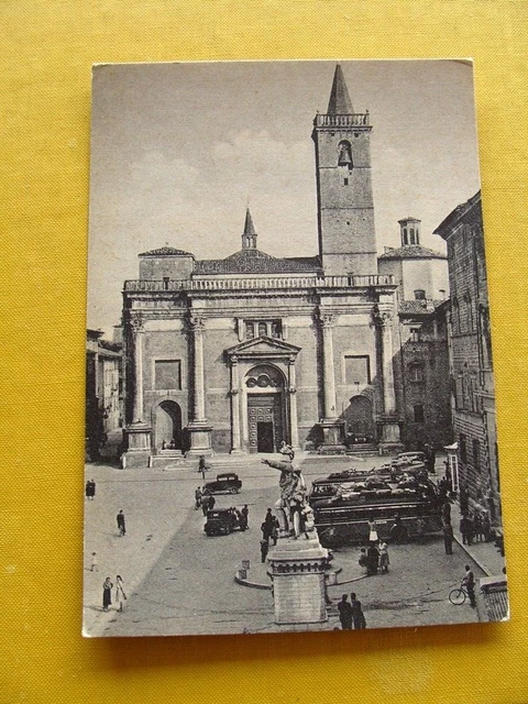 (FG.A32) ASCOLI PICENO - CHIESA BASILICA SANT'EMIDIO animata (foto Berretta) s.