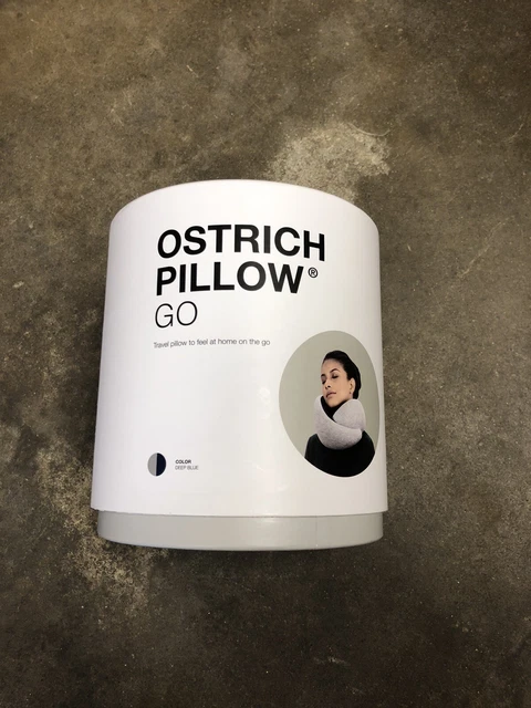 Ostrich Pillow Go Neck Travel Pillow Midnight Gray Grey