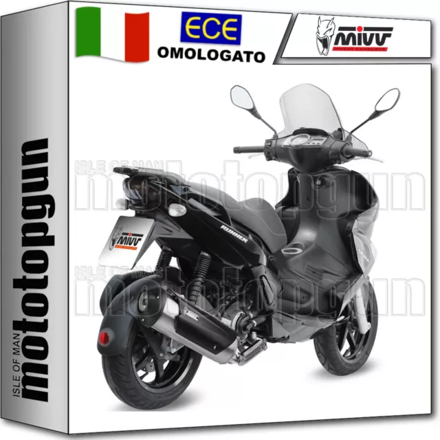 Mivv Scarico Completo Omologato Catalizzato Urban Gilera Runner 200 2009 09