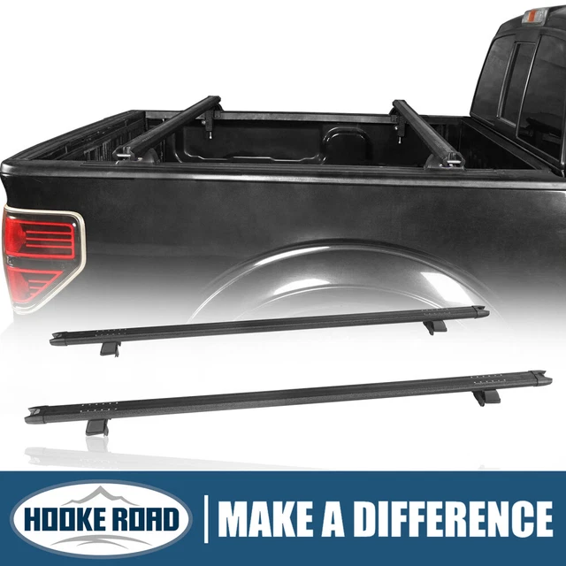 HOOKE ROAD TRUCK Bed Aluminum Ladder Racks Cross Bars Pair Adjustable