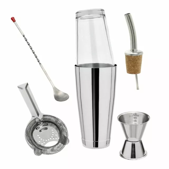 Сocktail Mix Set - Boston Shaker komplett  groß