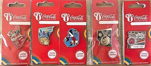 London 2012 Olympics Coca Cola Day Of The Games Day 4 Uk Pin Badge