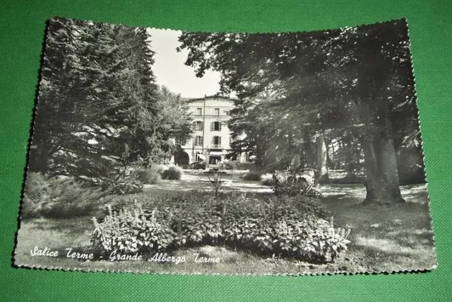 Cartolina Salice Terme ( Pavia ) - Grande Albergo Terme 1959