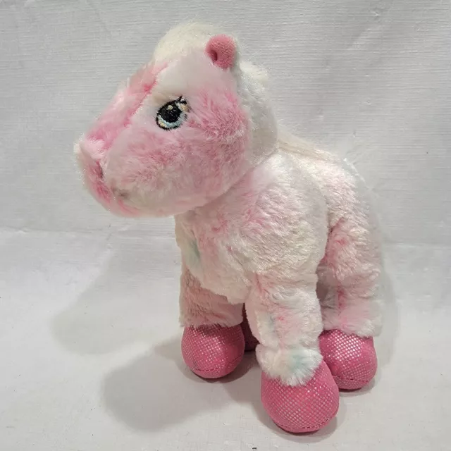 Webkinz GANZ Pink Pony Sparkle Horse Plush Stuffed Animal Toy HM117