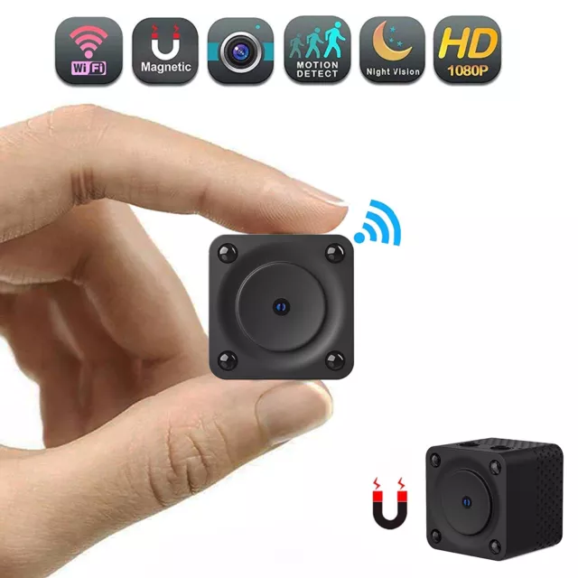 1080P Mini Hidden DVR Spy Camera HD Night vision IP Home Security Wireless Cam