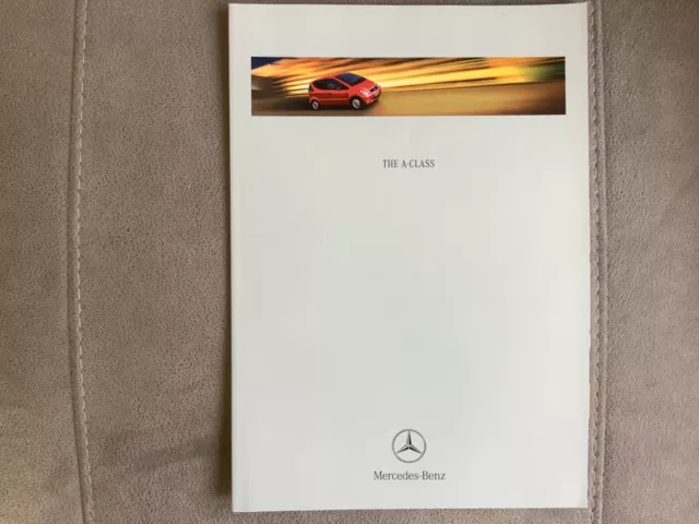 Mercedes Benz A Class 51-page glossy sales brochure - Dec 1997