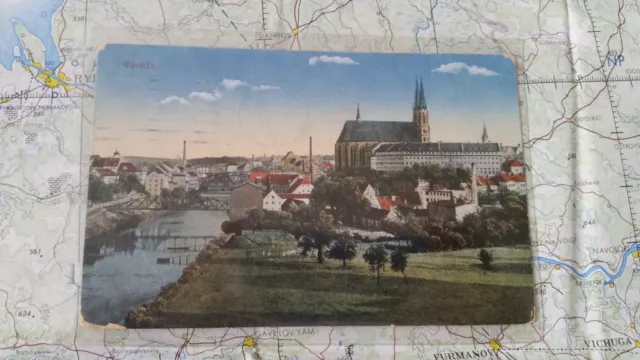 Görlitz Blick auf die Stadt AK Postkarte 0116