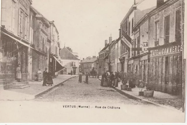 CPA 51  VERTUS (Marne) Rue de Chalons