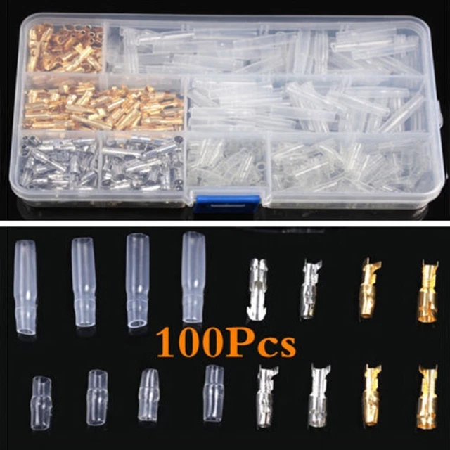 400 pz connettori sfera moto spina presa filo morsetti accessori set parti