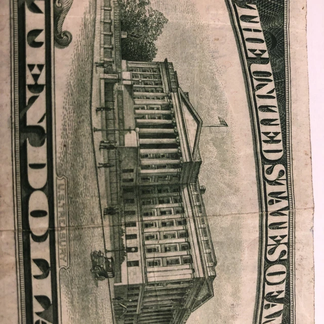 1934 C Series $10 TEN DOLLAR BLUE SEAL SILVER CERTIFICATE NOTE 6