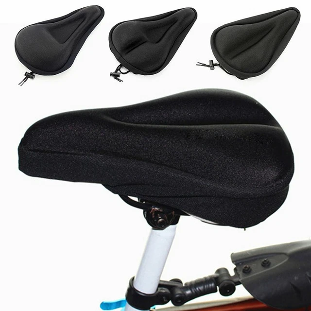 Sattelbezug Fahrrad Sattel Überzug Bequemer Gel Sattelbezug breit für MTB Bike
