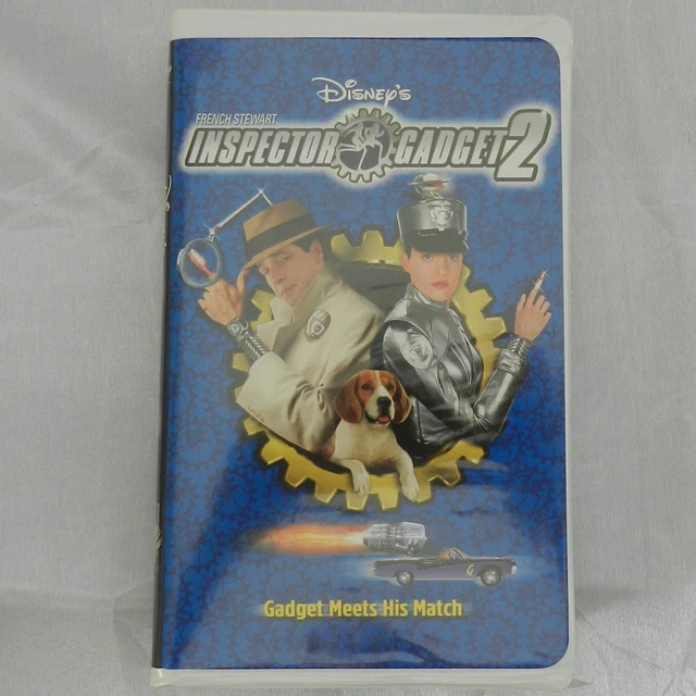 DISNEY'S &INSPECTOR GADGET 2" VHS White Clamshell £8.74 - PicClick UK