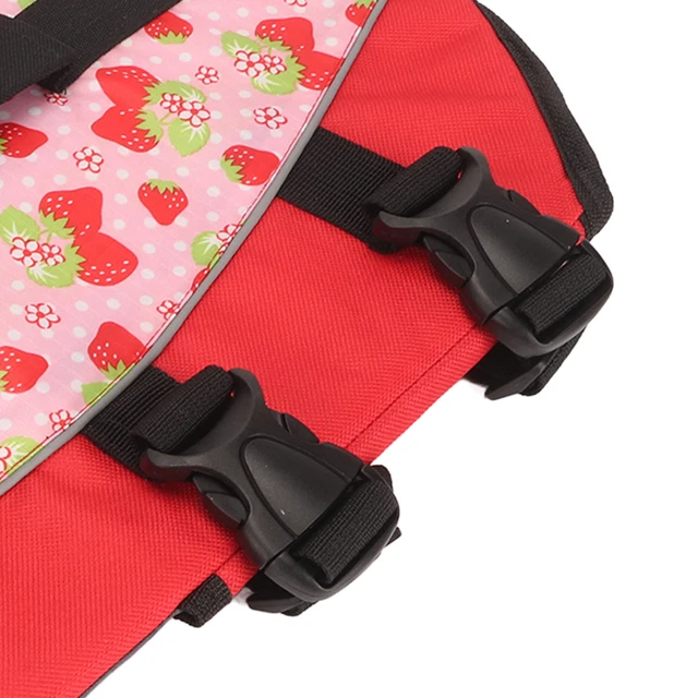 Chaqueta flotante para perro de moda chaleco salvavidas ajustable con mango trasero para