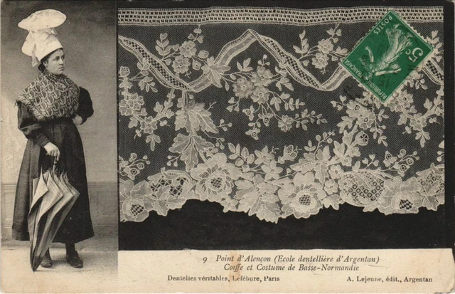 CPA Alencon Coiffe et Costume de Basse-Normandie FRANCE (1053728)
