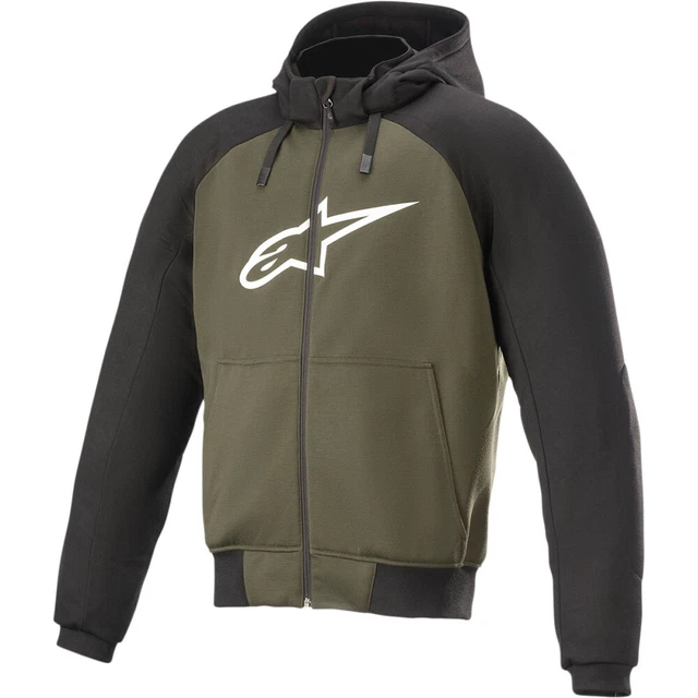 Alpinestars Chrome Hoodie - Black/Green | 4XL