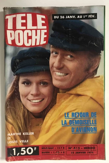 ►TELE POCHE n°415 - 1974 -  KELLER - SYLVIE VARTAN - RIKA ZARAI - CHANTAL GOYA