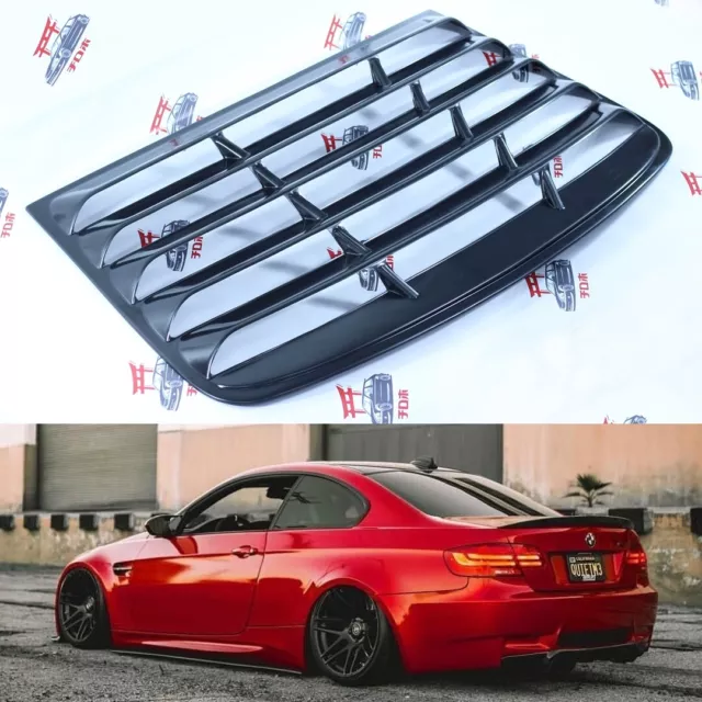 BMW E92 M3 Rear Window Louver Spoiler Coupe 3Series Sun Shade Cover ABS plastic