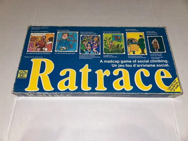 Vintage 1970's RATRACE Board Game GREAT CONDITION  100% COMPLETE